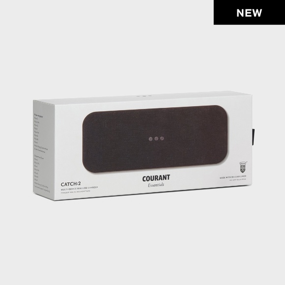 NEW Courant Catch:2 Multi-Device Wireless Charger Charcoal - Picture 2 of 6